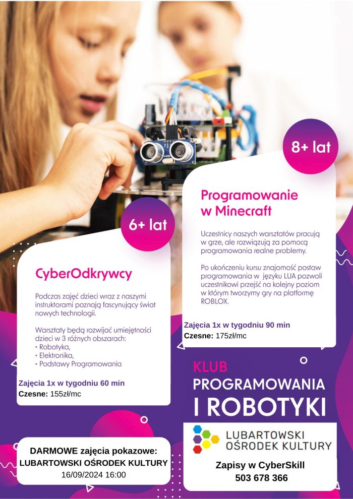 Miniaturka artykułu Bezpłatne zajęcia pokazowe z programowania i robotyki