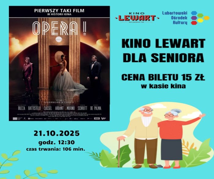 Miniaturka artykułu Kino Lewart dla Seniora