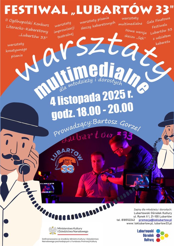 Miniaturka artykułu Zapraszamy na warsztaty multimedialne !!!