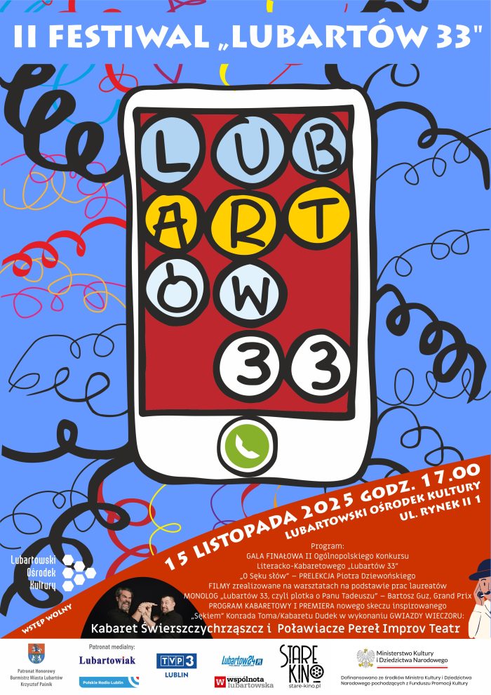 Miniaturka artykułu Zapraszamy na finał II Festiwalu „Lubartów 33”