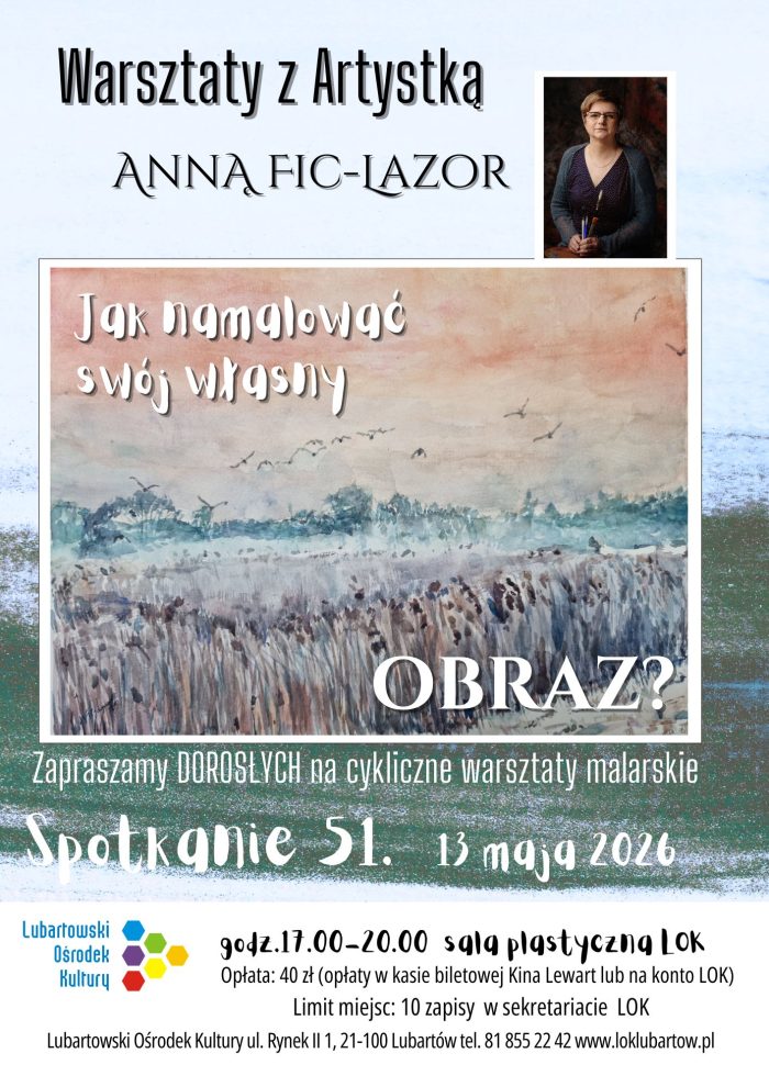 Miniaturka artykułu Warsztaty z artystką – ,,Jak namalować swój własny obraz,,