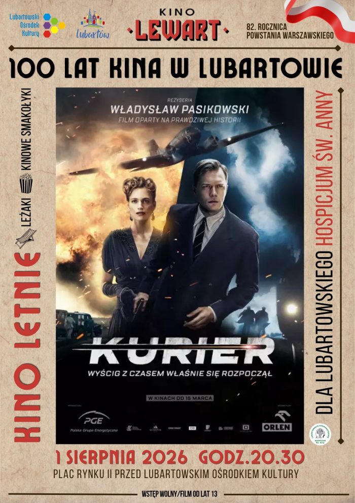 Miniaturka artykułu „Kurier” w reżyserii Władysława Pasikowskiego – wstęp wolny! Kino plenerowe